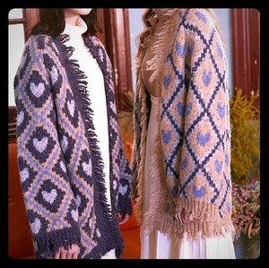Retro Knitted Sweater Coat